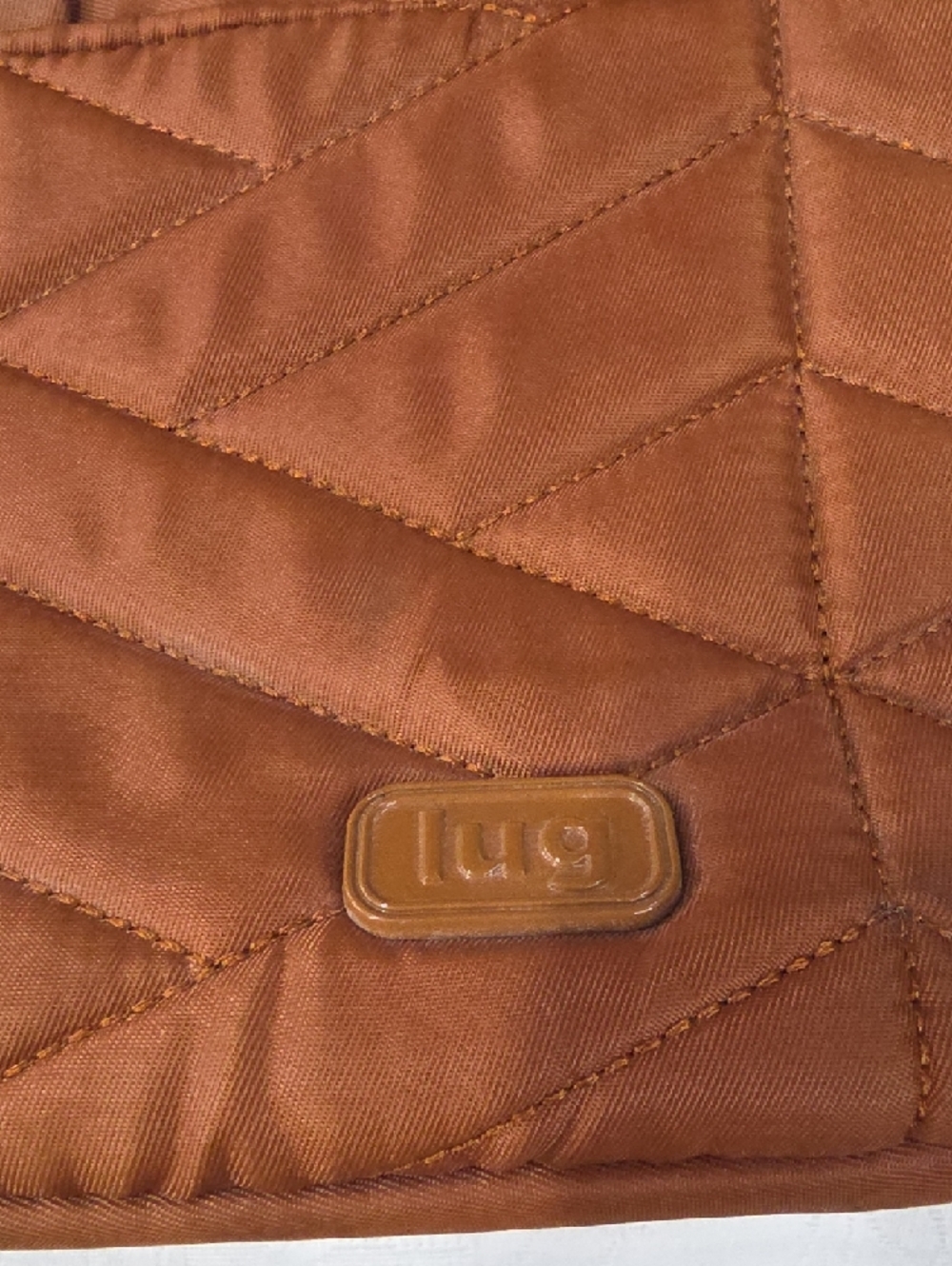 Lug Quilted Crossbody Bag - Walnut Brown - Picture 6 of 9